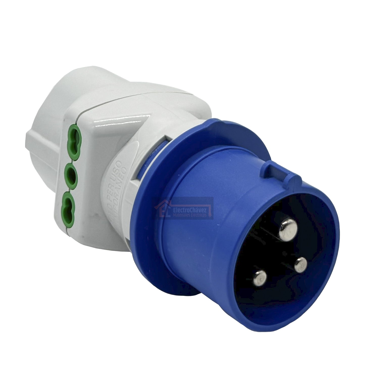 Adaptador Enchufe 16a Industrial / Domiciliario Residencial + Schuko
