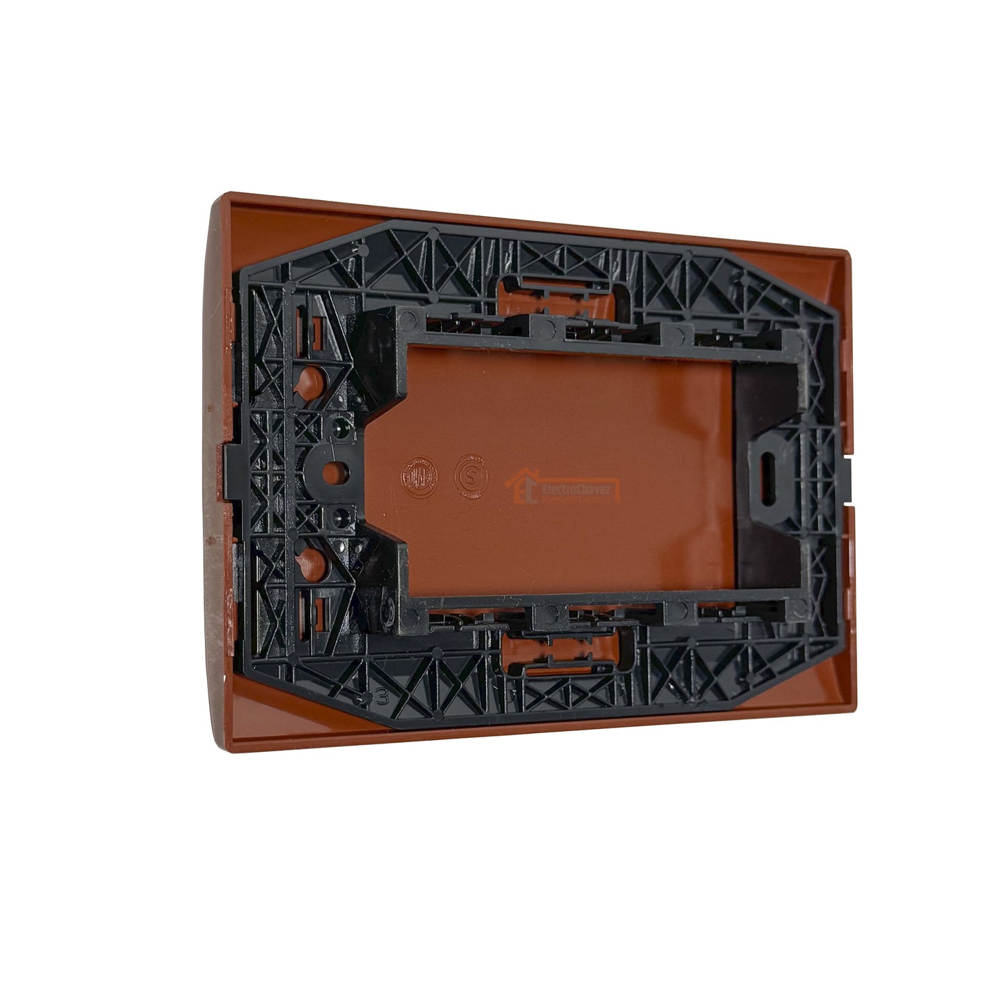 Tapa / Placa Ciega Café Con Soporte - KALOP