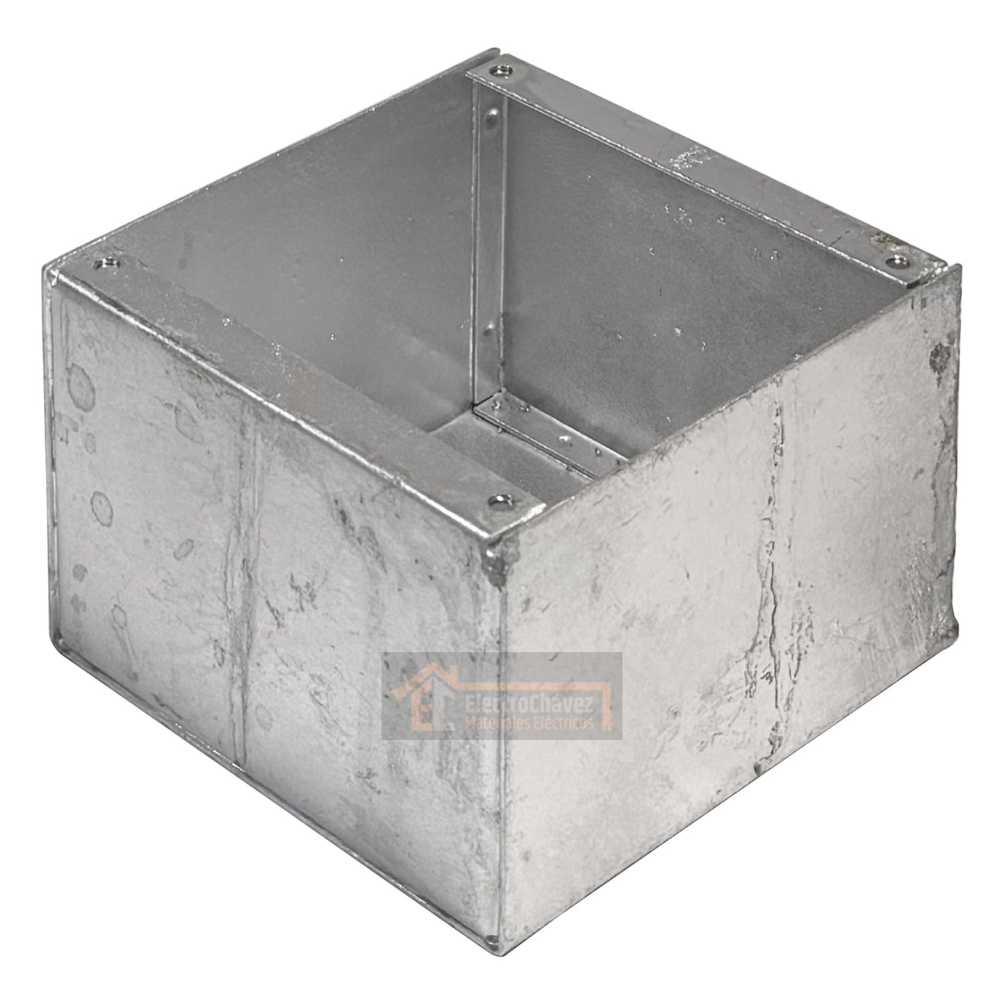 Caja Metálica Galvanizada Lisa 100x100x65
