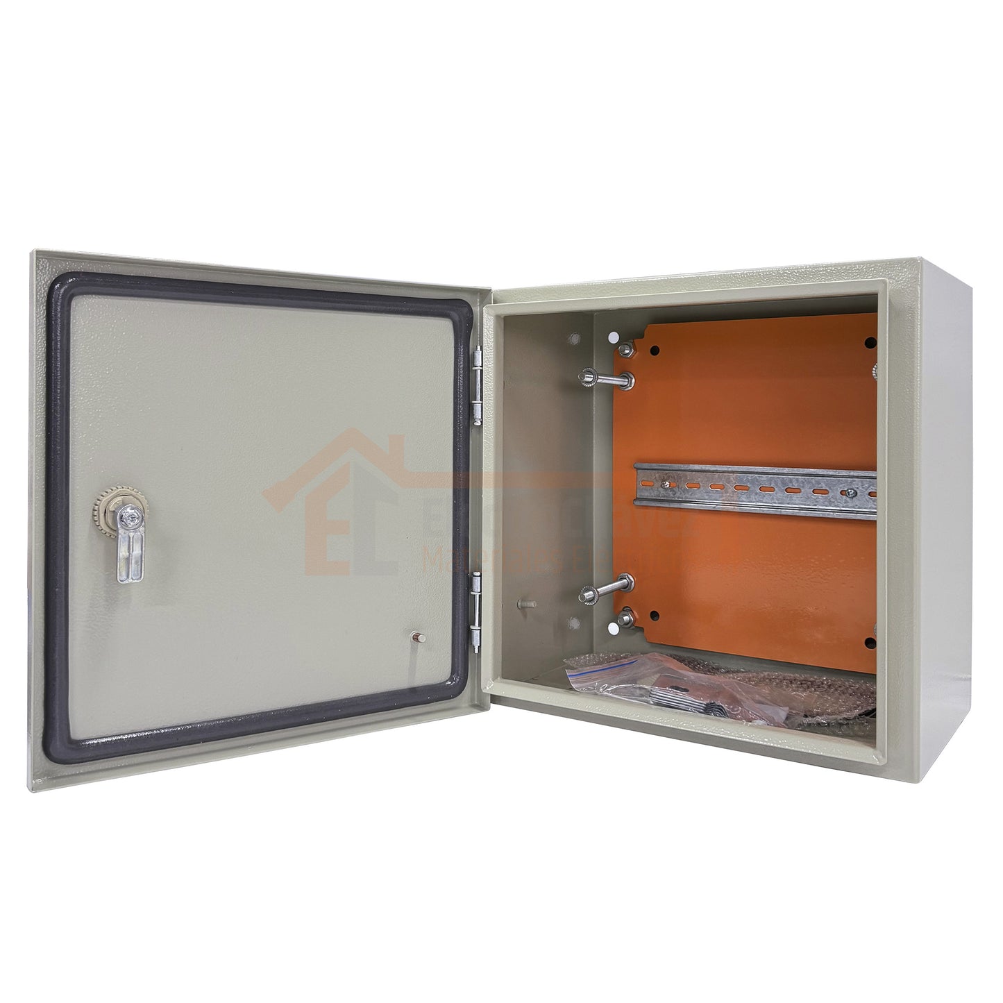 Gabinete Tablero Metálico Eléctrico 300x300x200 1 puerta con chasis Ip65