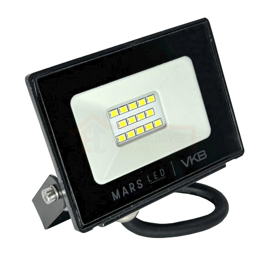 Foco Proyector 10w Reflector Metal Led IP65 Negro - VKB
