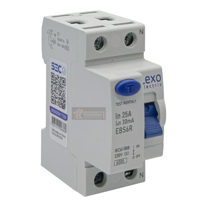 Interruptor Automático Diferencial 2p 25a (2x25a) 30mA - Lexo