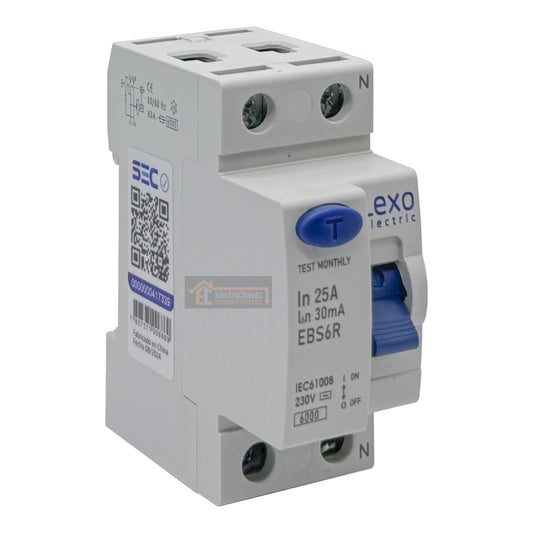 Interruptor Automático Diferencial 2p 25a (2x25a) 30mA - Lexo