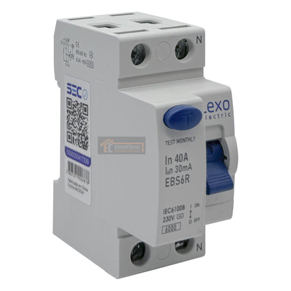 Interruptor Automático Diferencial 2p 40a (2x40a) 30mA - Lexo