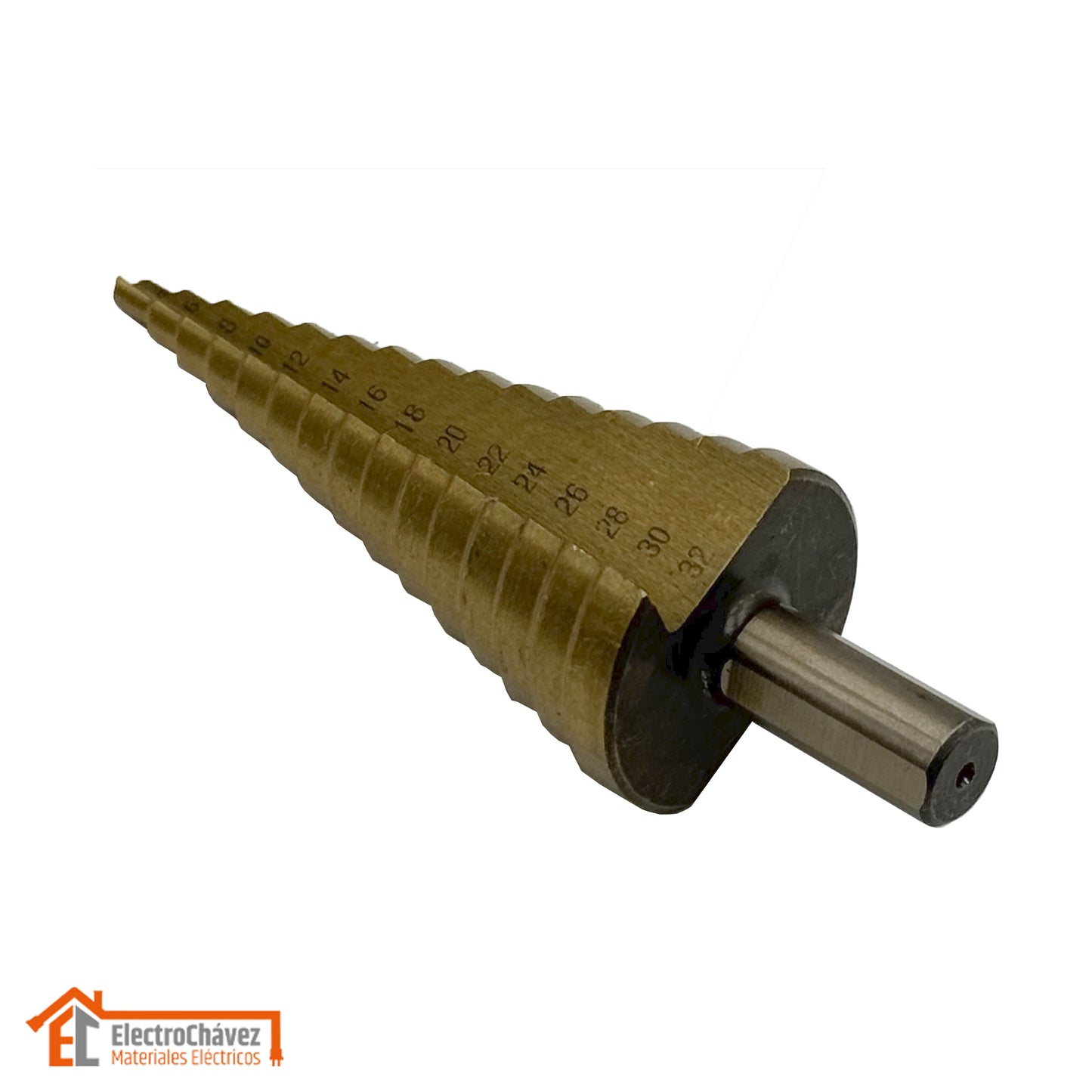 Broca Escalonada Pino 4 - 32mm Titanio Industrial - Tolsen