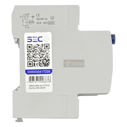 Interruptor Automático Diferencial 2p 40a (2x40a) 30mA - Lexo