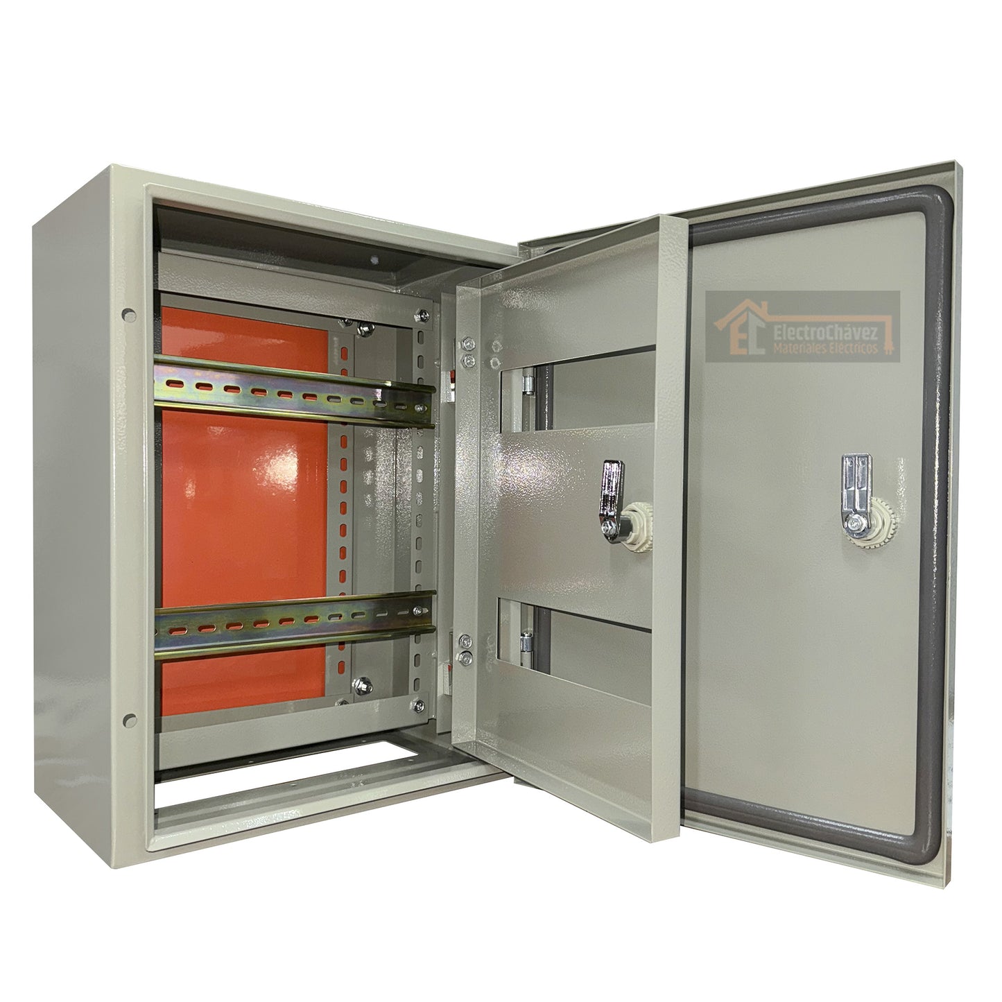 Gabinete Tablero Metálico Eléctrico 400x300x200 1 puerta con chasis Ip65