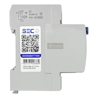 Interruptor Automático Diferencial 2p 25a (2x25a) 30mA - Lexo