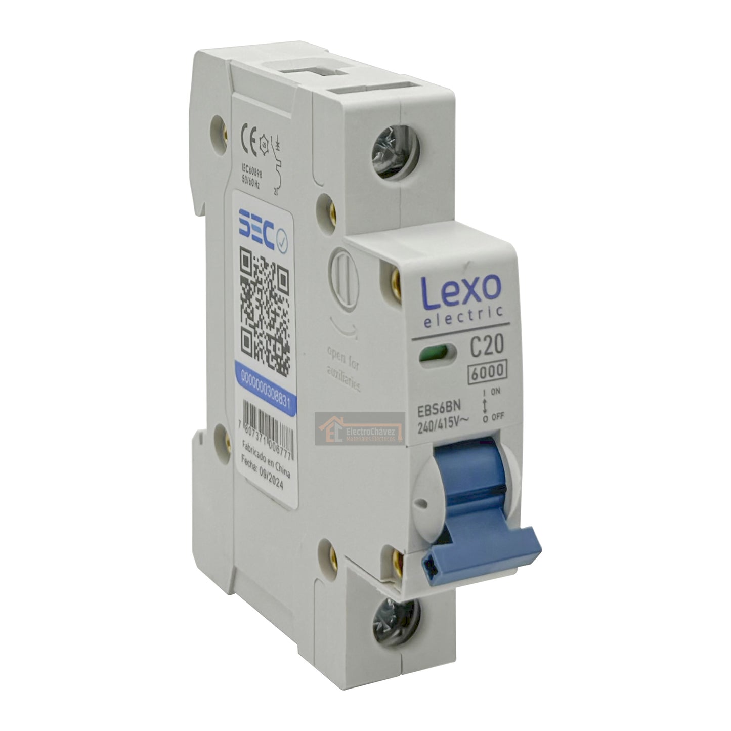 Interruptor Automático 1p 20a (1x20a) 6ka Curva C - Lexo