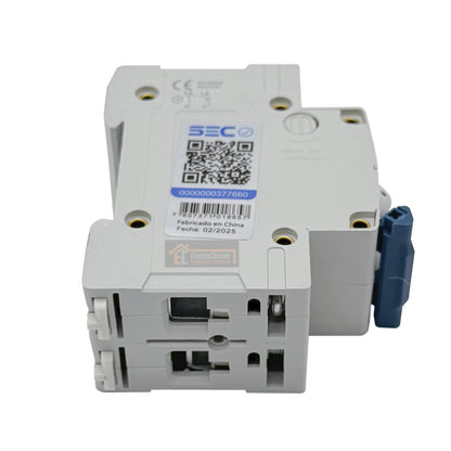 Interruptor Automático Bipolar 2p 40a (2x40a) 6ka Curva C - Lexo